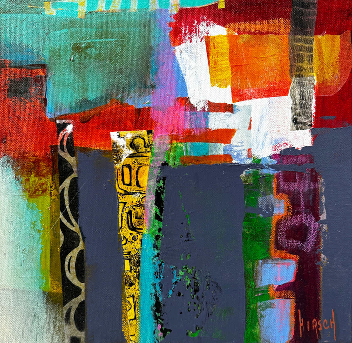 No. 5 (Mini Abstract Series) by Nancy Lassen 