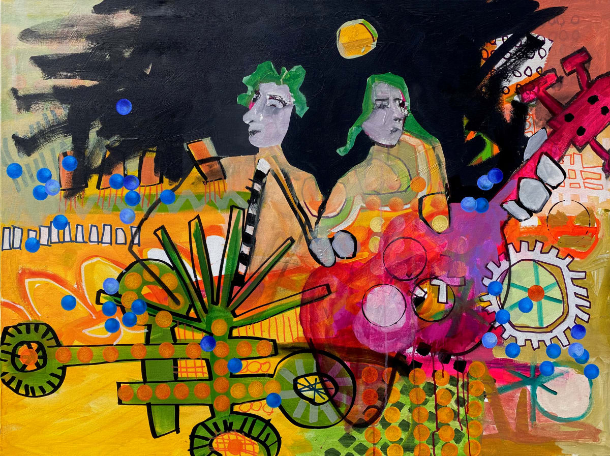 Modern Folk Duo by Robin Walker 