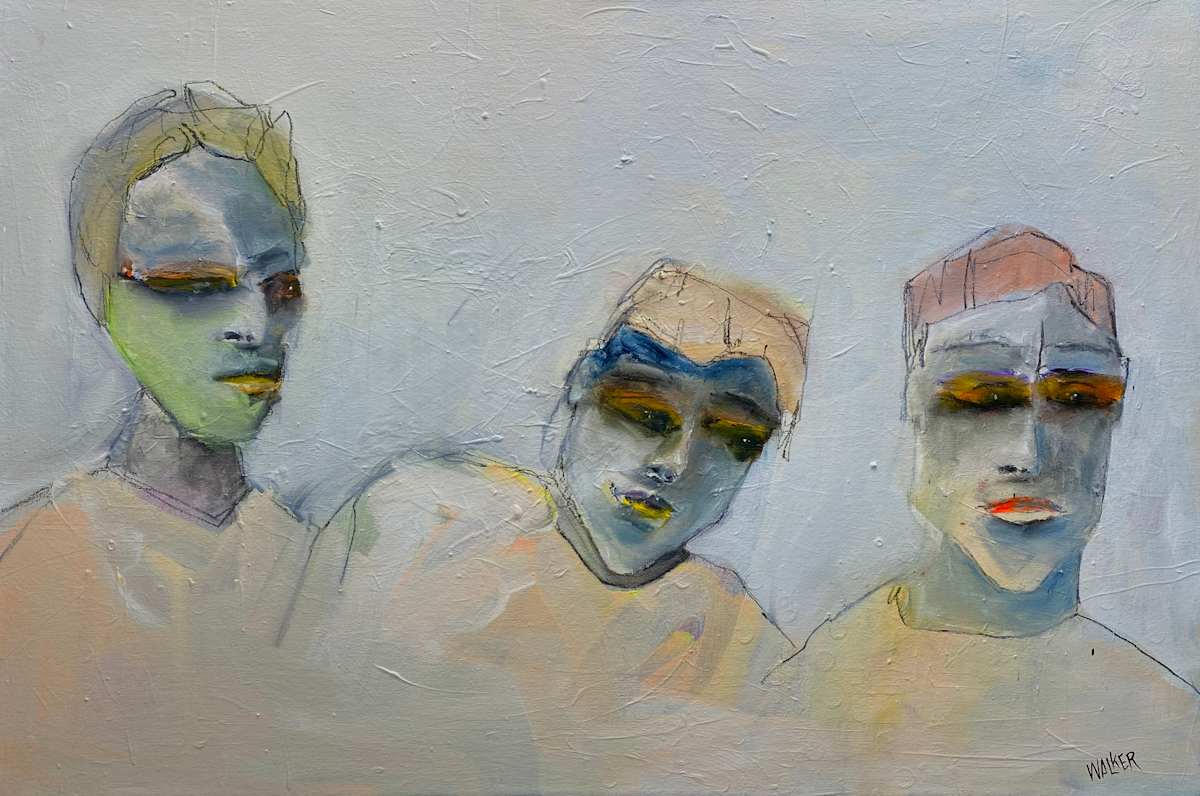 Three Friends by Robin Walker 
