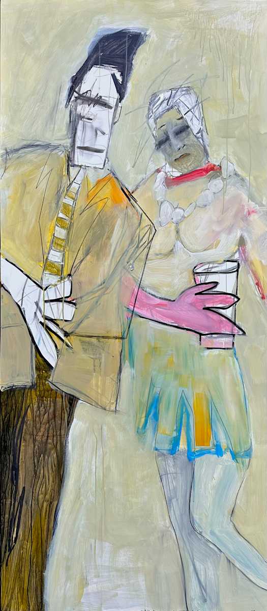 Stylish Couple (Yellow) by Robin Walker, Image 1.