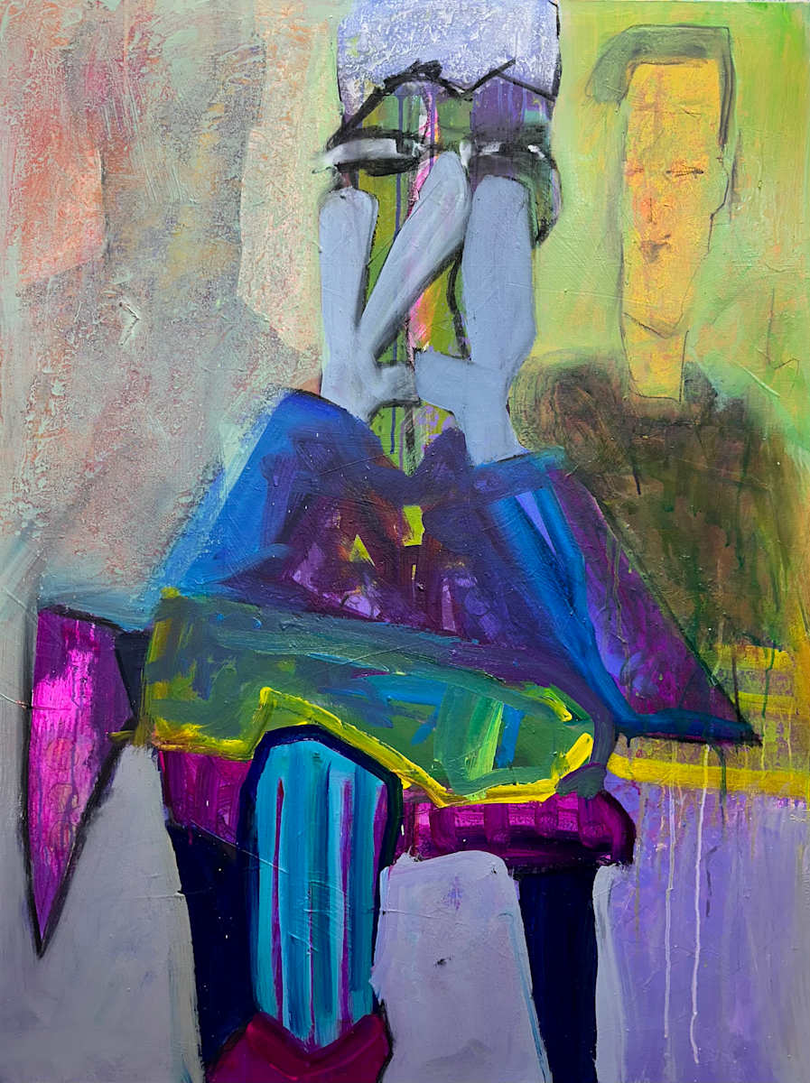 Self Portrait as a Therapist: First Attempt by Robin Walker, Image 1.