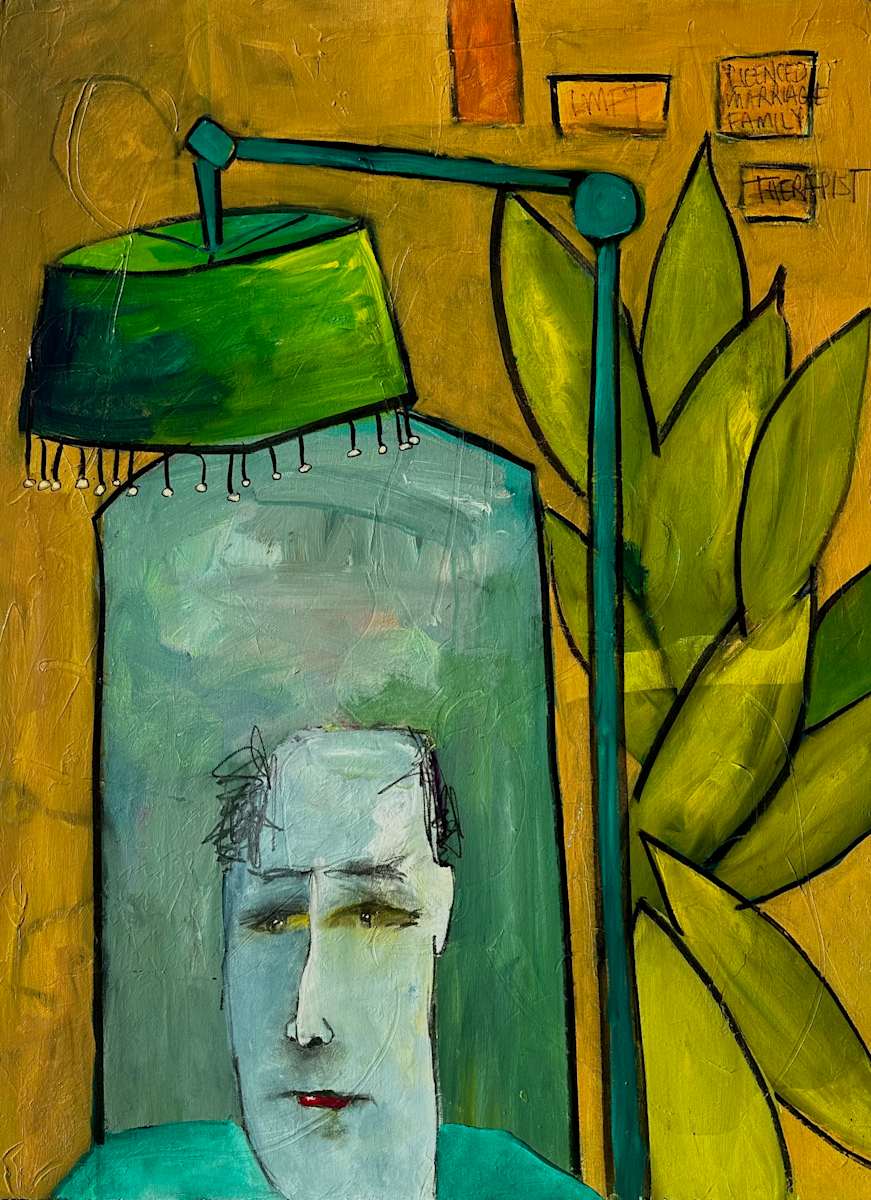 Self Portrait as a Therapist: Boring by Robin Walker, Image 1.