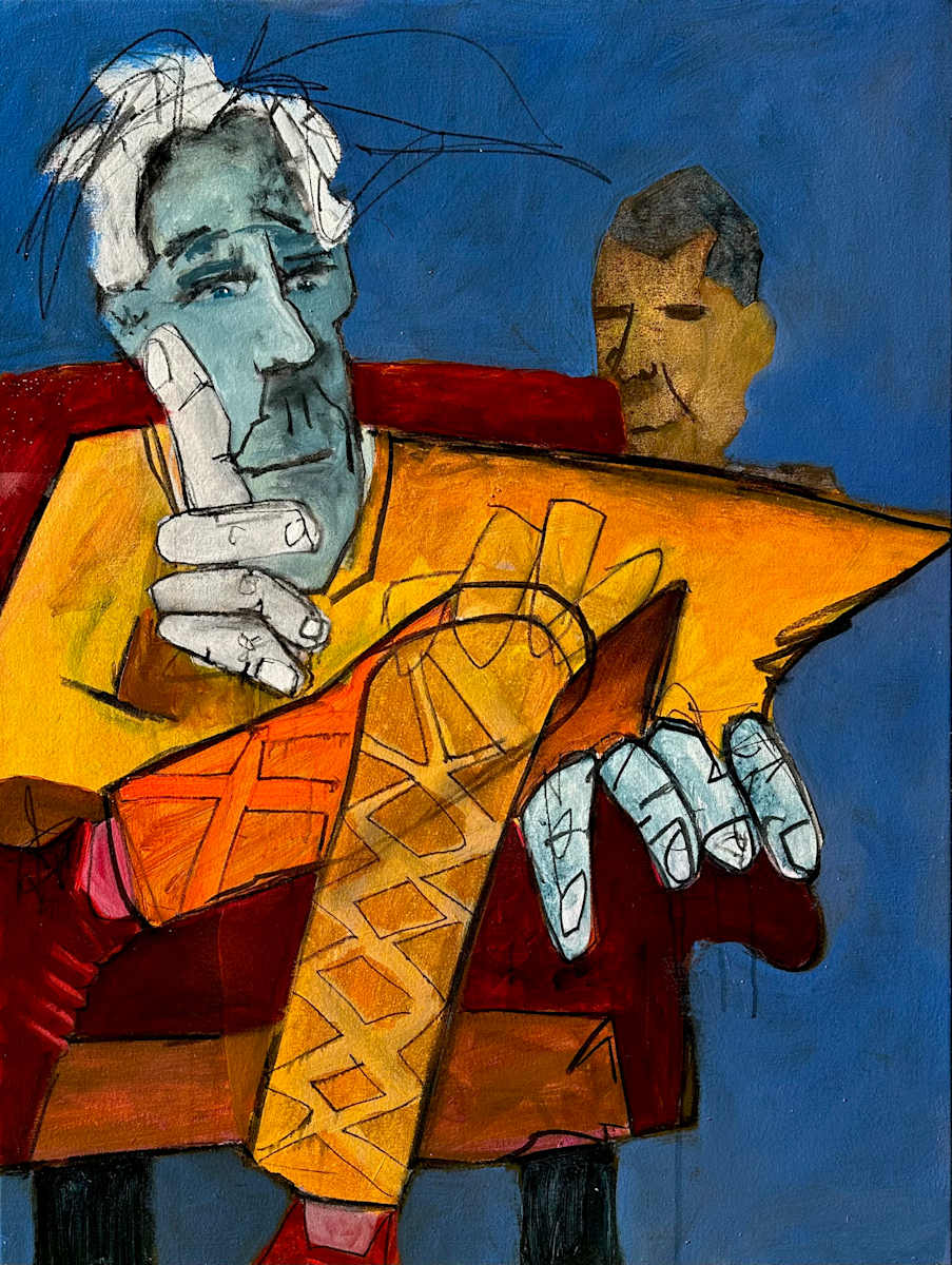 Self Portrait as a Therapist: Inner Dialogue by Robin Walker, Image 1.