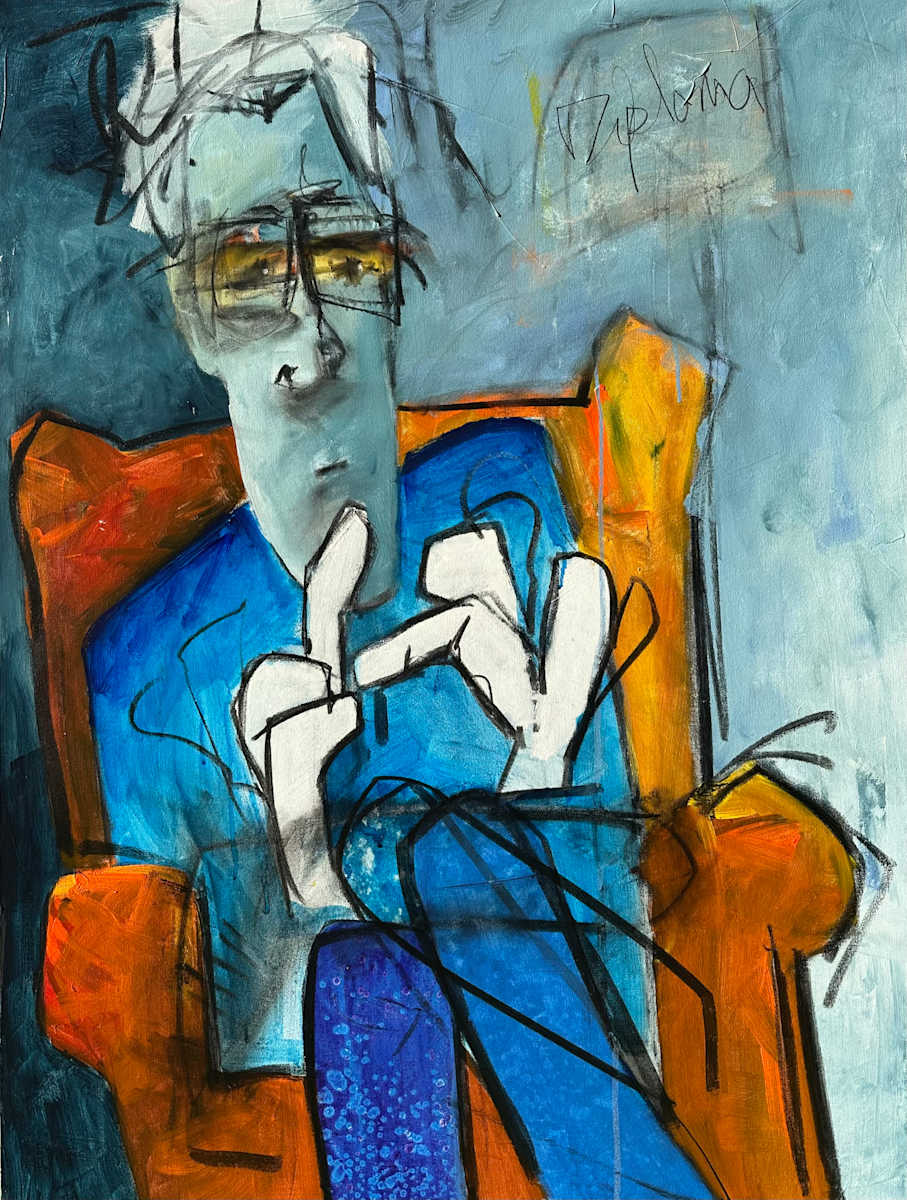 Self Portrait as a Therapist: Diploma by Robin Walker, Image 1.