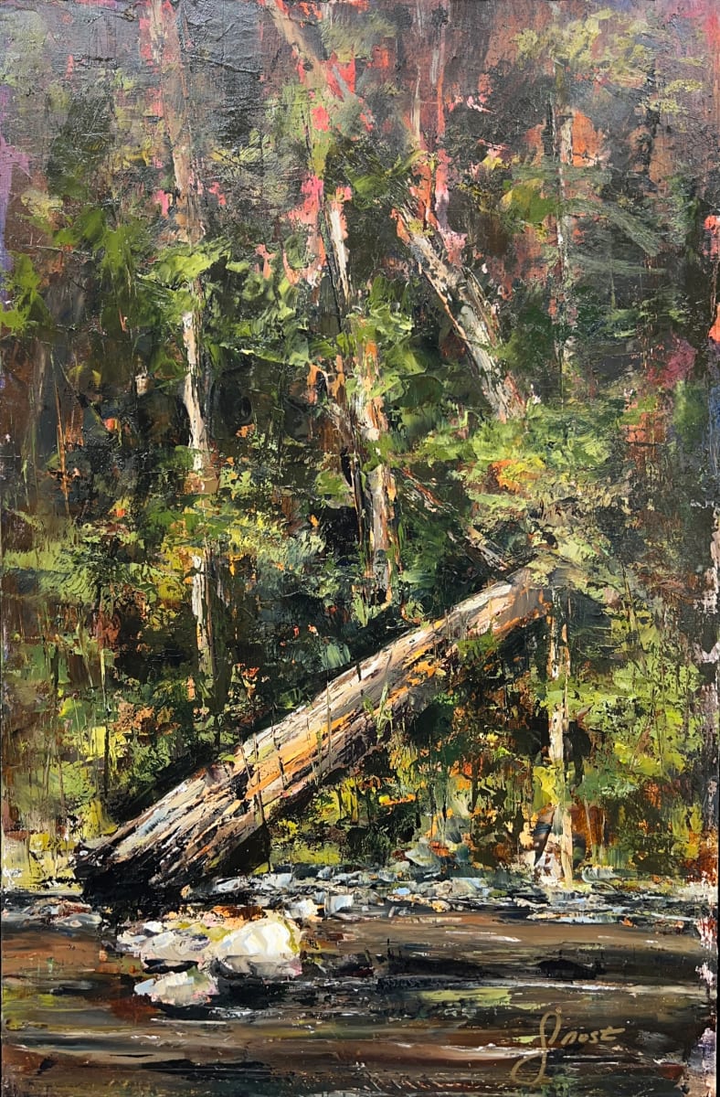 Irondequoit Creek in a Canadian Wildfire by Scott Nost  Image: Painted En Plein Air
  
43°07'35.5"N
77°29'14.8"W