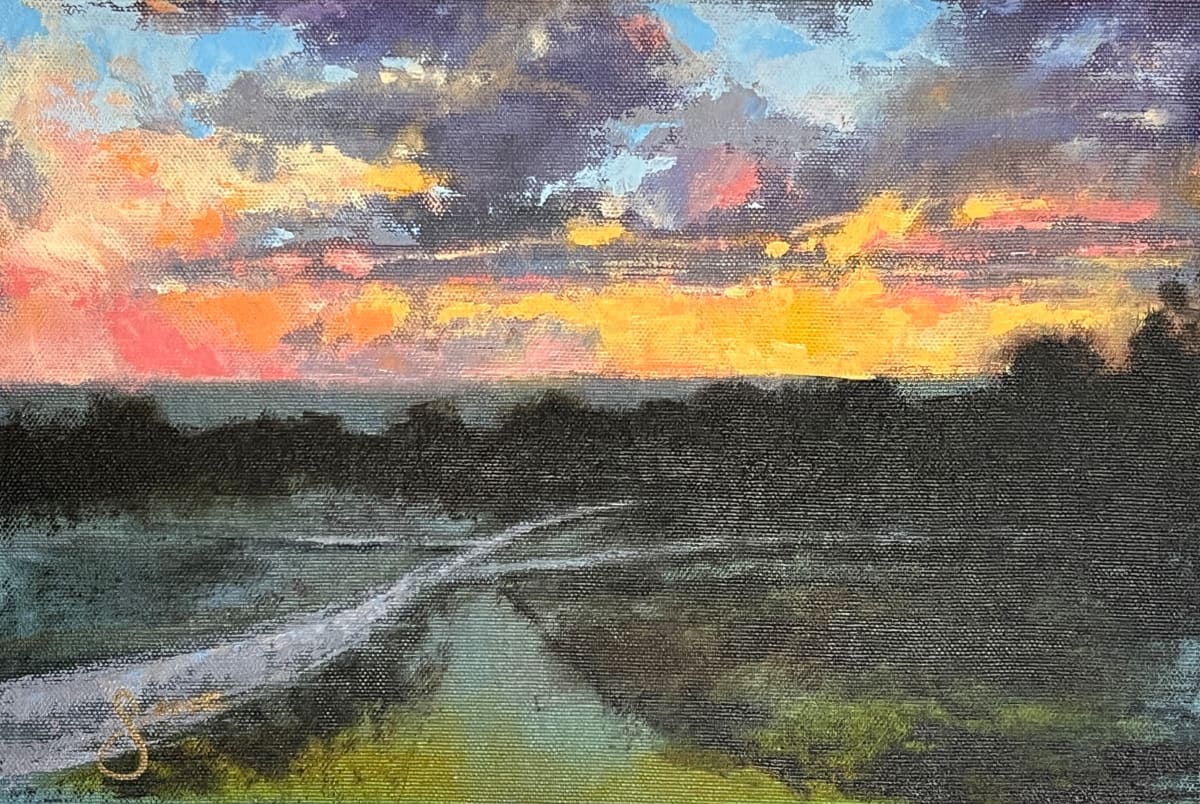Summer Light Show Over Ganondagan by Scott Nost  Image: Painted En Plein Air
  
42°57'40.2"N
77°24'51.7"W