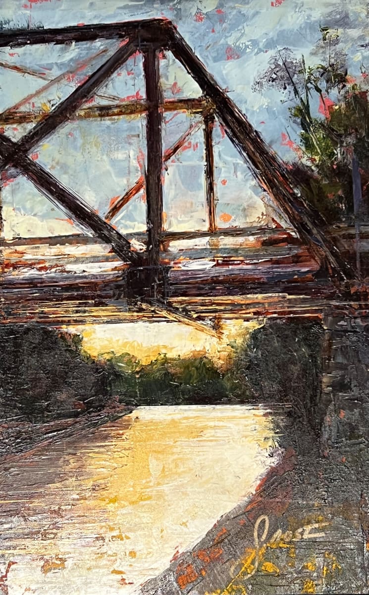 Dawn From Under Marsh Road Bridge by Scott Nost  Image: Painted En Plein Air
  
43°03'45.0"N
77°28'40.2"W