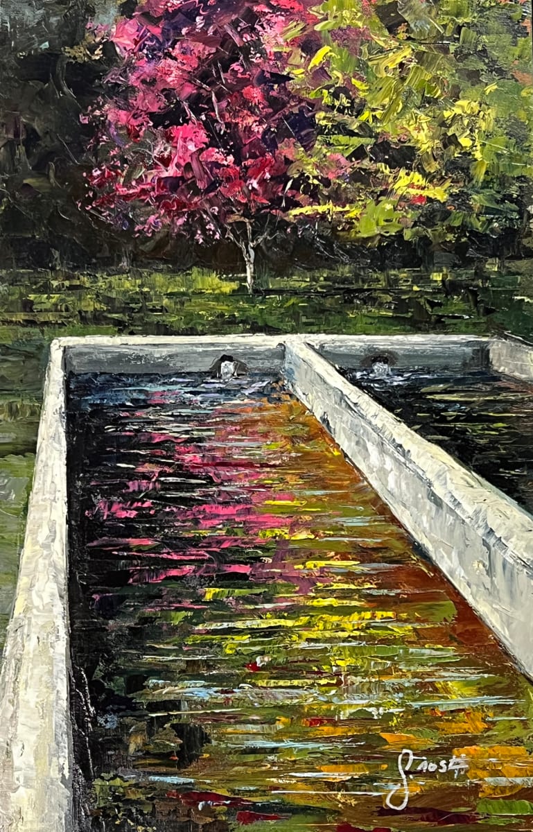 Spring Reflections At Powder Mills Park by Scott Nost  Image: Painted En Plein Air
  
43°02'49.7"N
77°28'37.7"W