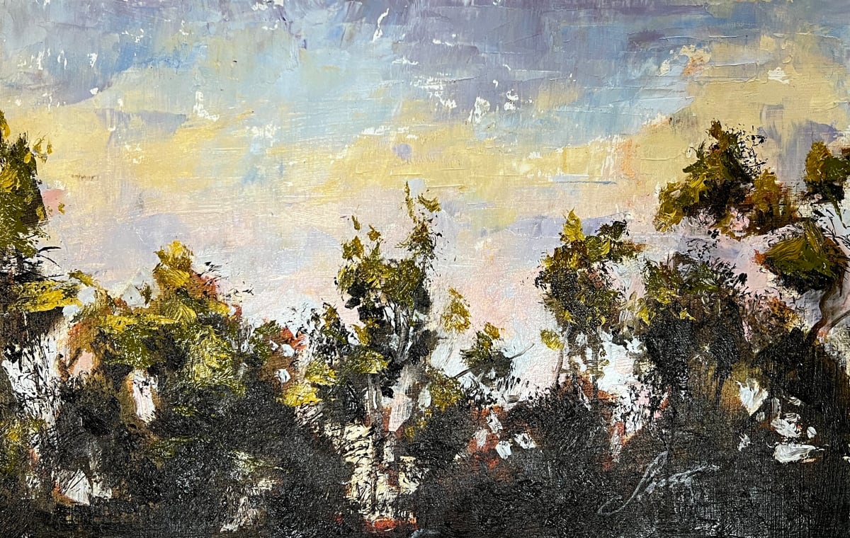 Light Show Over Martha Brown on the Last Day Of Summer by Scott Nost  Image: Painted En Plein Air
  
43°04'40.9"N
77°26'57.8"W