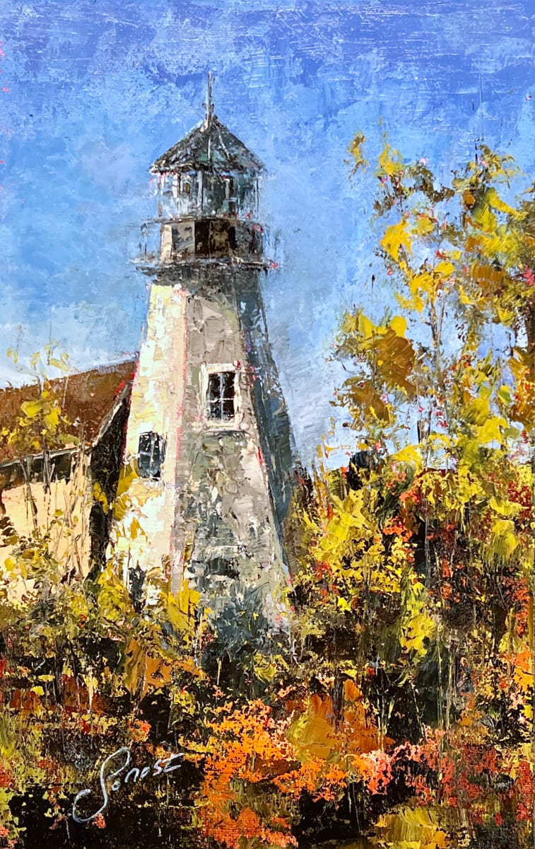 Rochester’s Sentinel In Full Autumn Regalia by Scott Nost  Image: Painted En Plein Air  at Port Of ROC
  
43°15'08.9"N
77°36'36.4"W