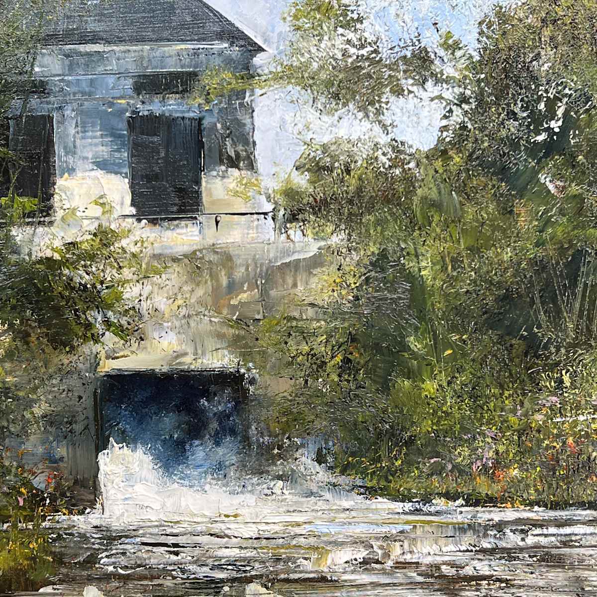 On The Job With Lock 29 by Scott Nost  Image: Painted En Plein Air