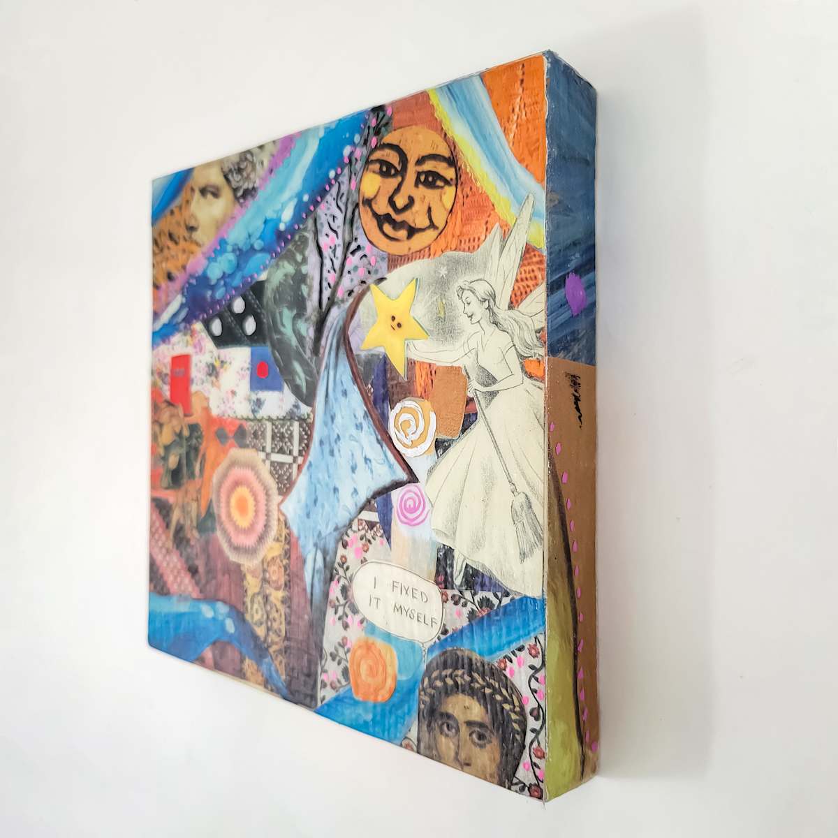 I fixed it myself -  Collage Wood Panel by ocasiocasa, Image 5.