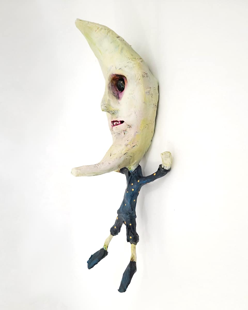 Pillsbury the Crescent Moon - wall folk by ocasiocasa, Image 1.