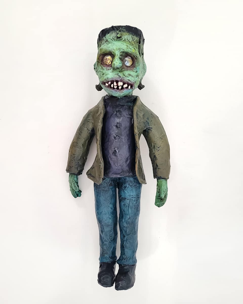 Frank the Monster - wall folk by ocasiocasa 
