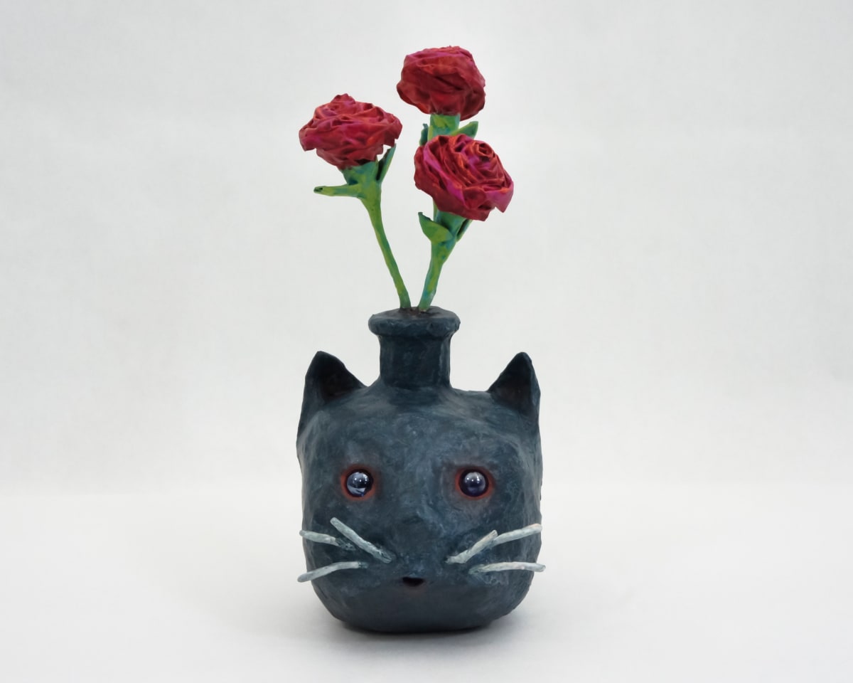 Kittlesen the  Bloomin' Face Jug Cat by ocasiocasa 