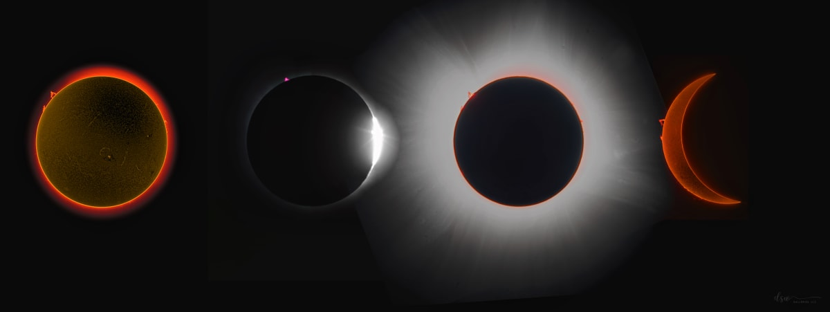 Total Solar Eclipse 2024 1st Print by Jeremy Likness  Image: Total Solar Eclipse 2024