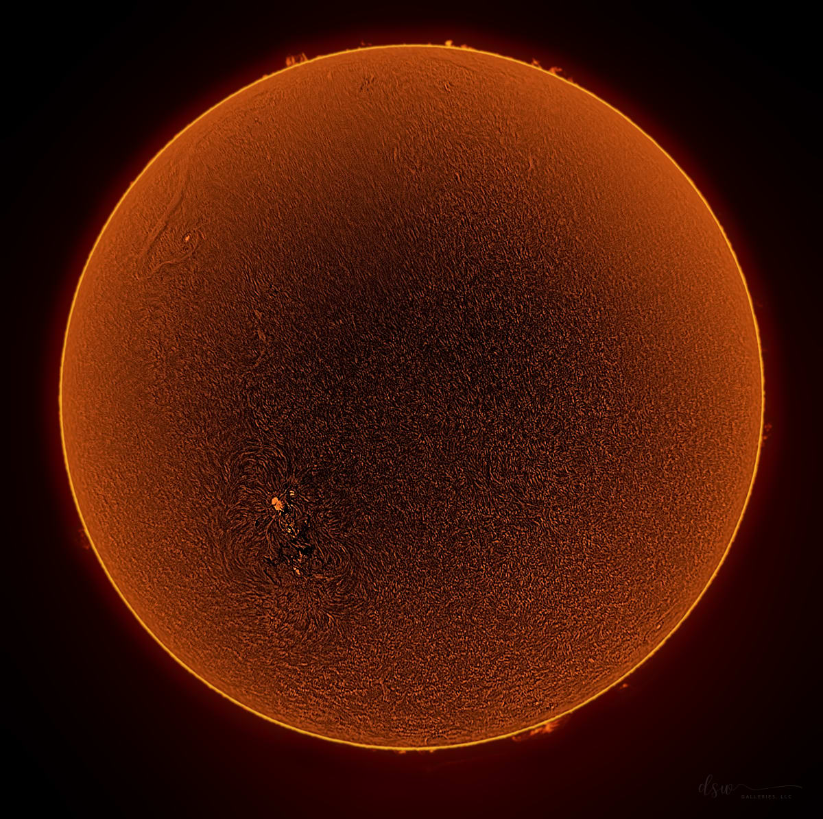 The Big Sun 1st Print by Jeremy Likness  Image: The big sun - original digital