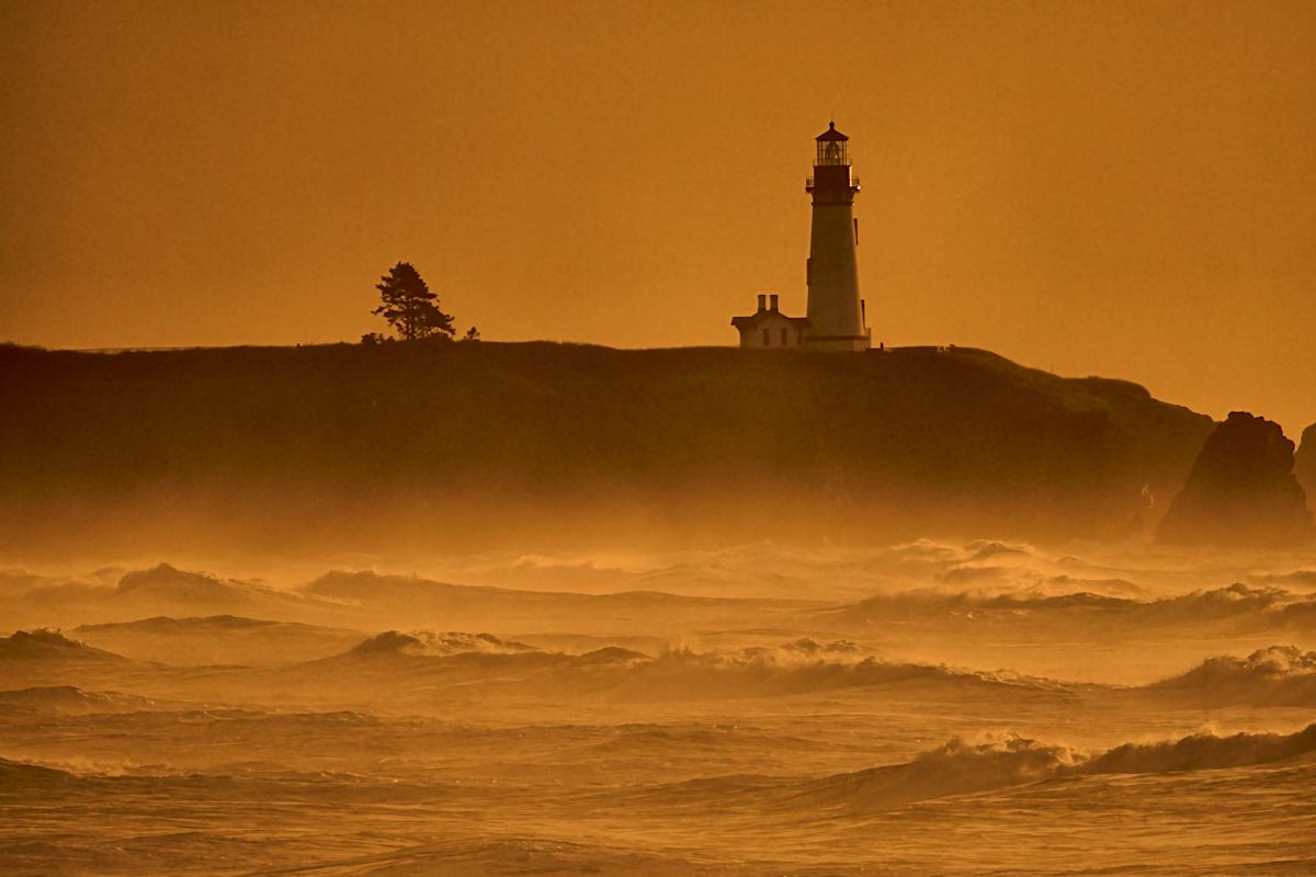 Gold Lighthouse (First Print) by Jeremy Likness, Image 1.