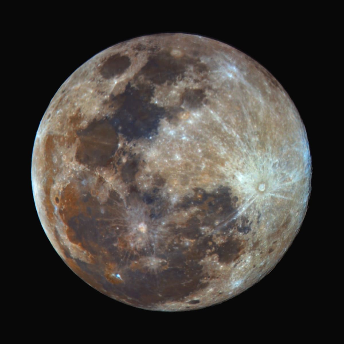 The Mineral Snow Moon 1st Print by Jeremy Likness  Image: This moon is full of itself