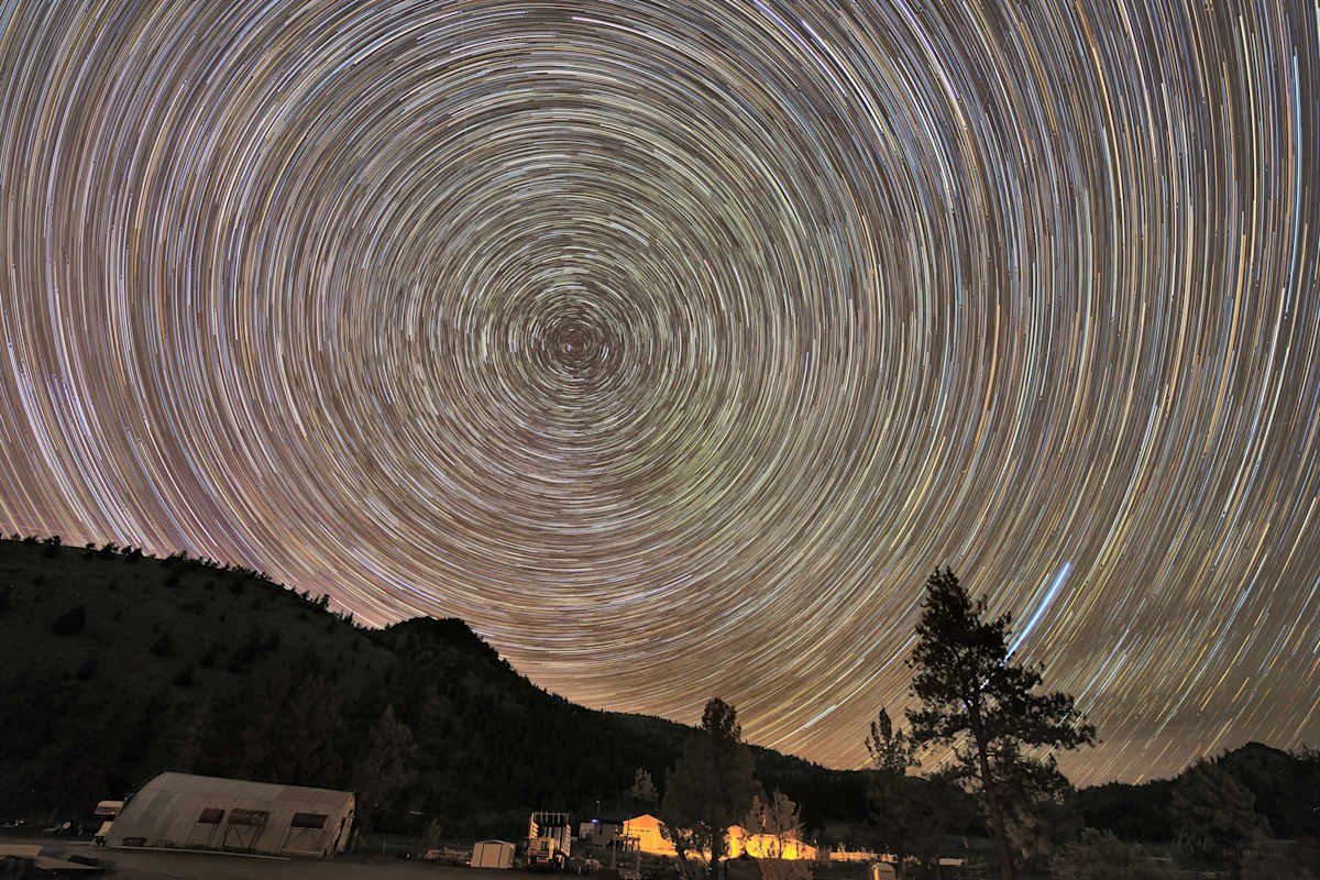 Wine Down Star Trails by Jeremy Likness  Image: Star Trails from Wine Down Ranch