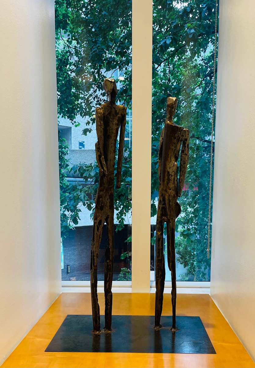 Two Standing figures by Sarah Tombs, Image 3.