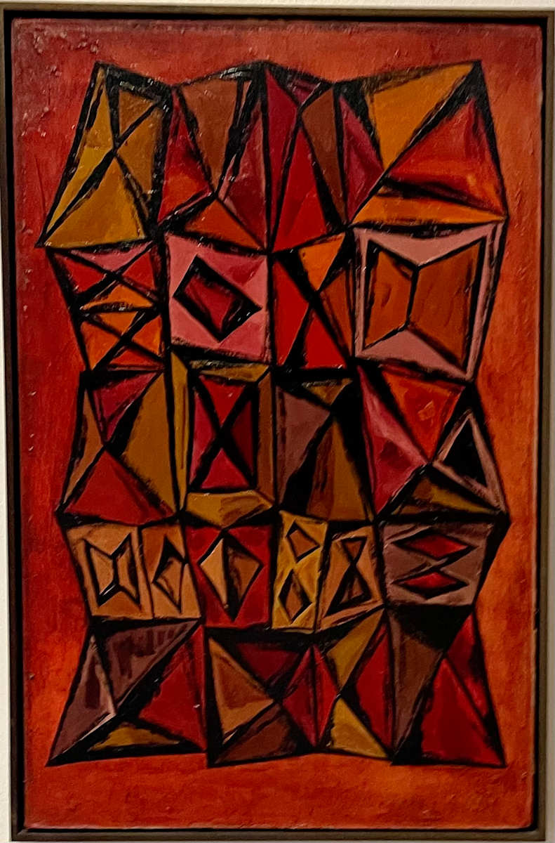 Composition in red and Orange by John Banting, Image 3.