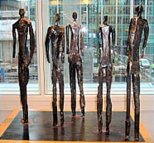 5 figures by Sarah Tombs, Image 1.