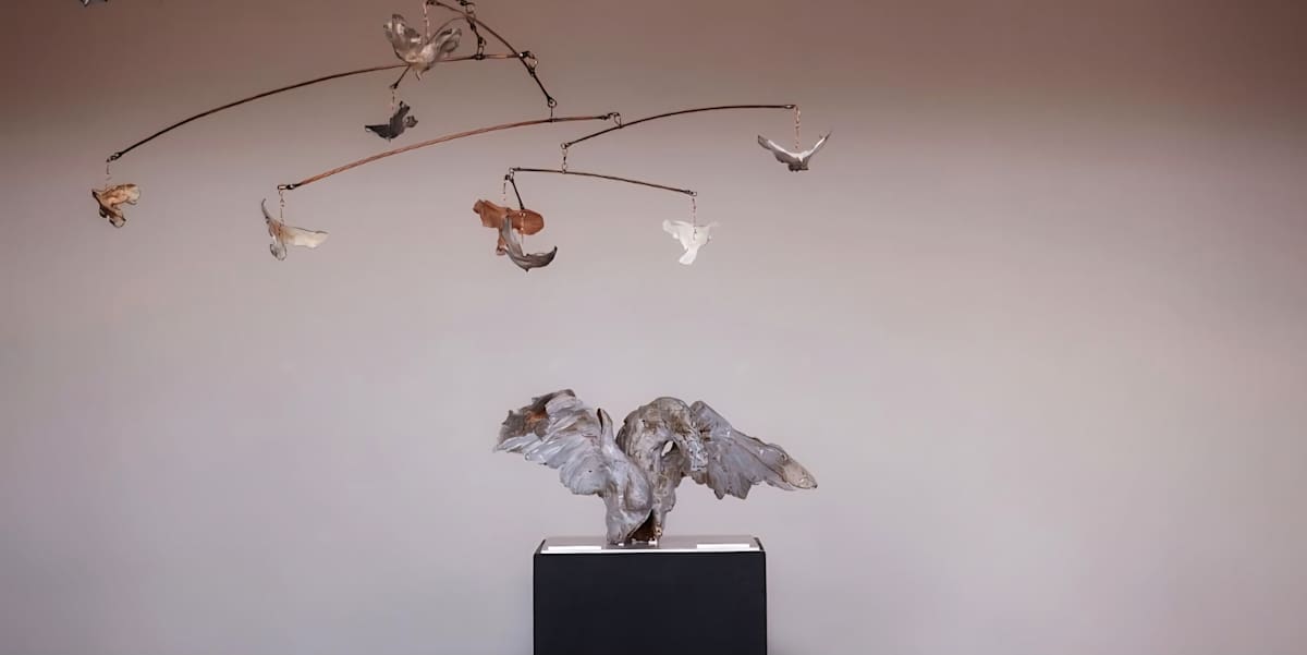 Balanced Fury by Elizabeth Ann Huffman  Image: From my senior exhibition 'Alis Volat Propriis' in 2012 at Concord University in Athens, West Virginia