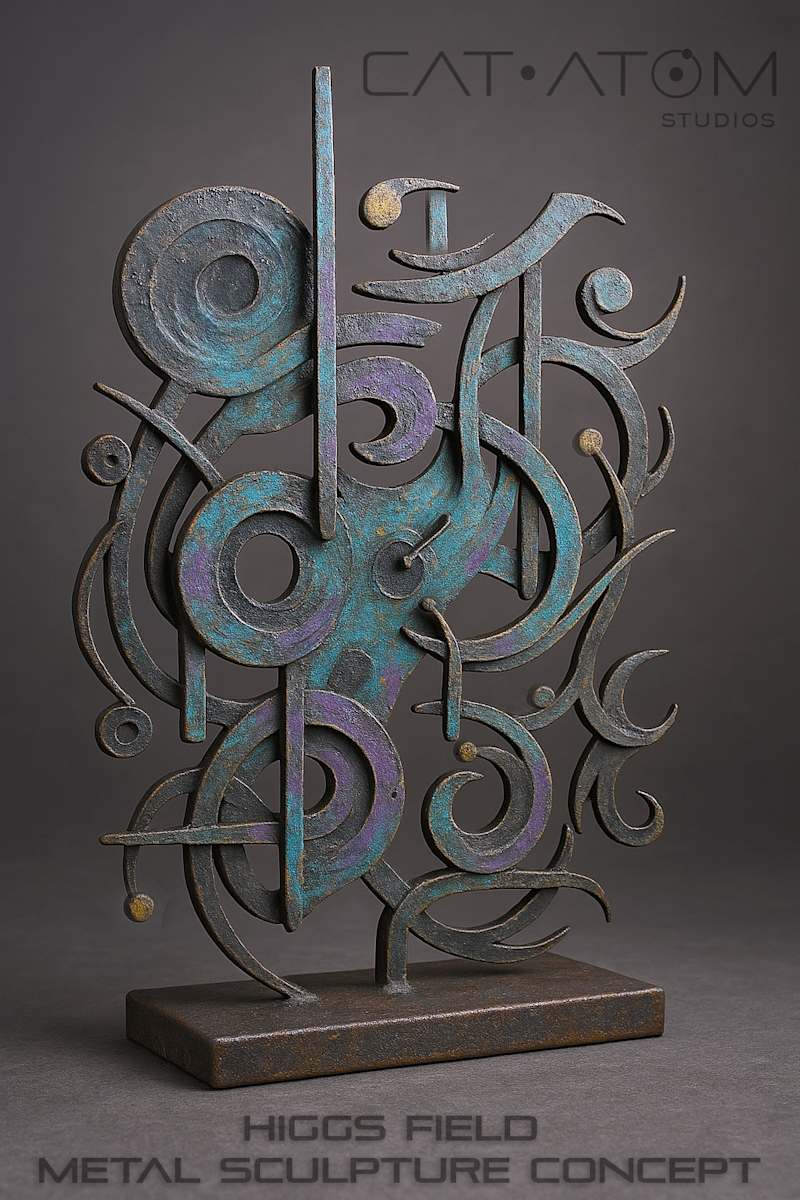 Higgs Field Series Sculpture Concept by Cat Atom 