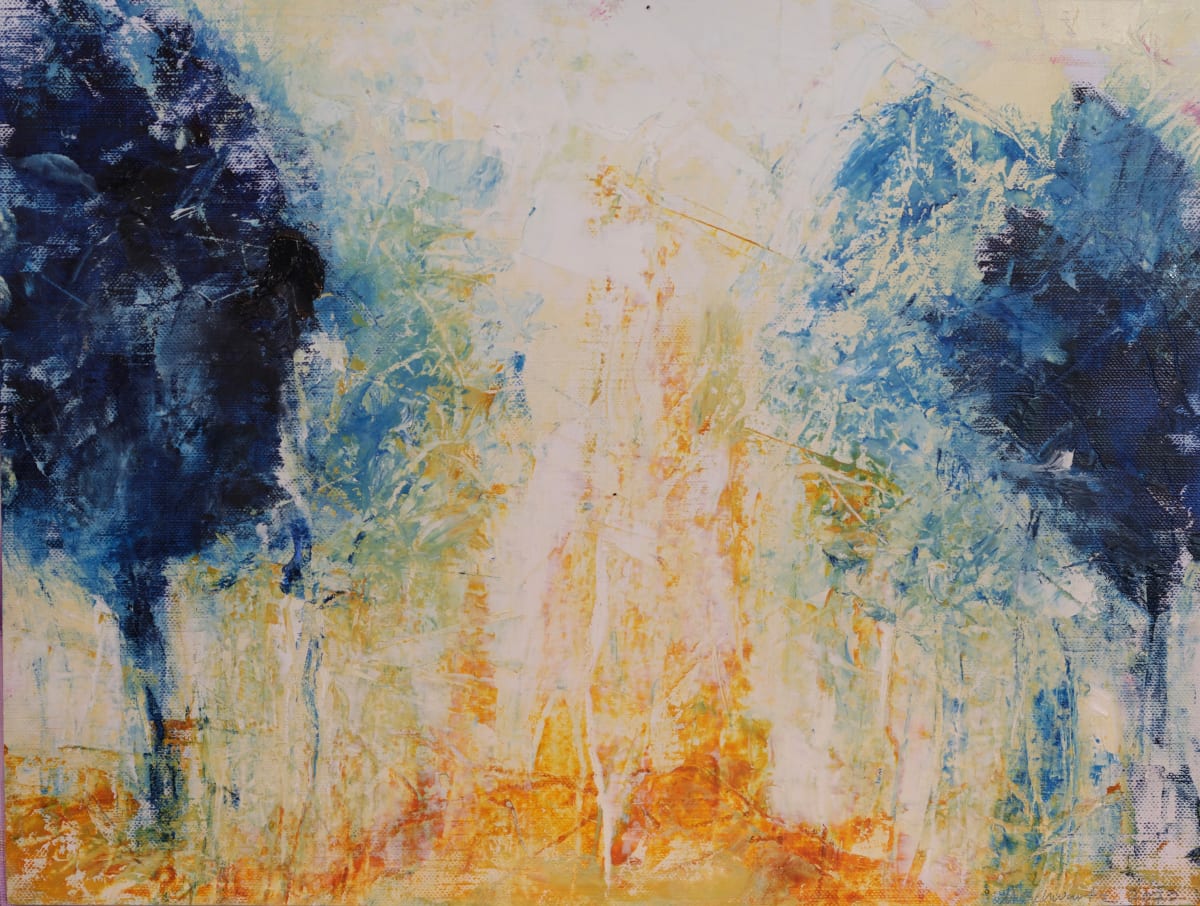 Blue Woods by Marjorie Schwartz 