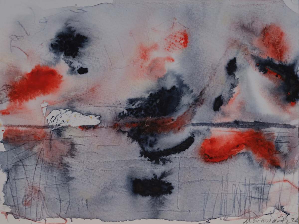 Newspaper Morning by Marjorie Schwartz, Image 1.