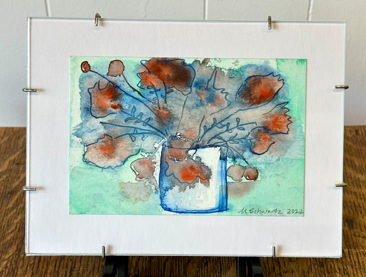 Little Vase #1 by Marjorie Schwartz  Image: #1 in a series & my first watercolor painting