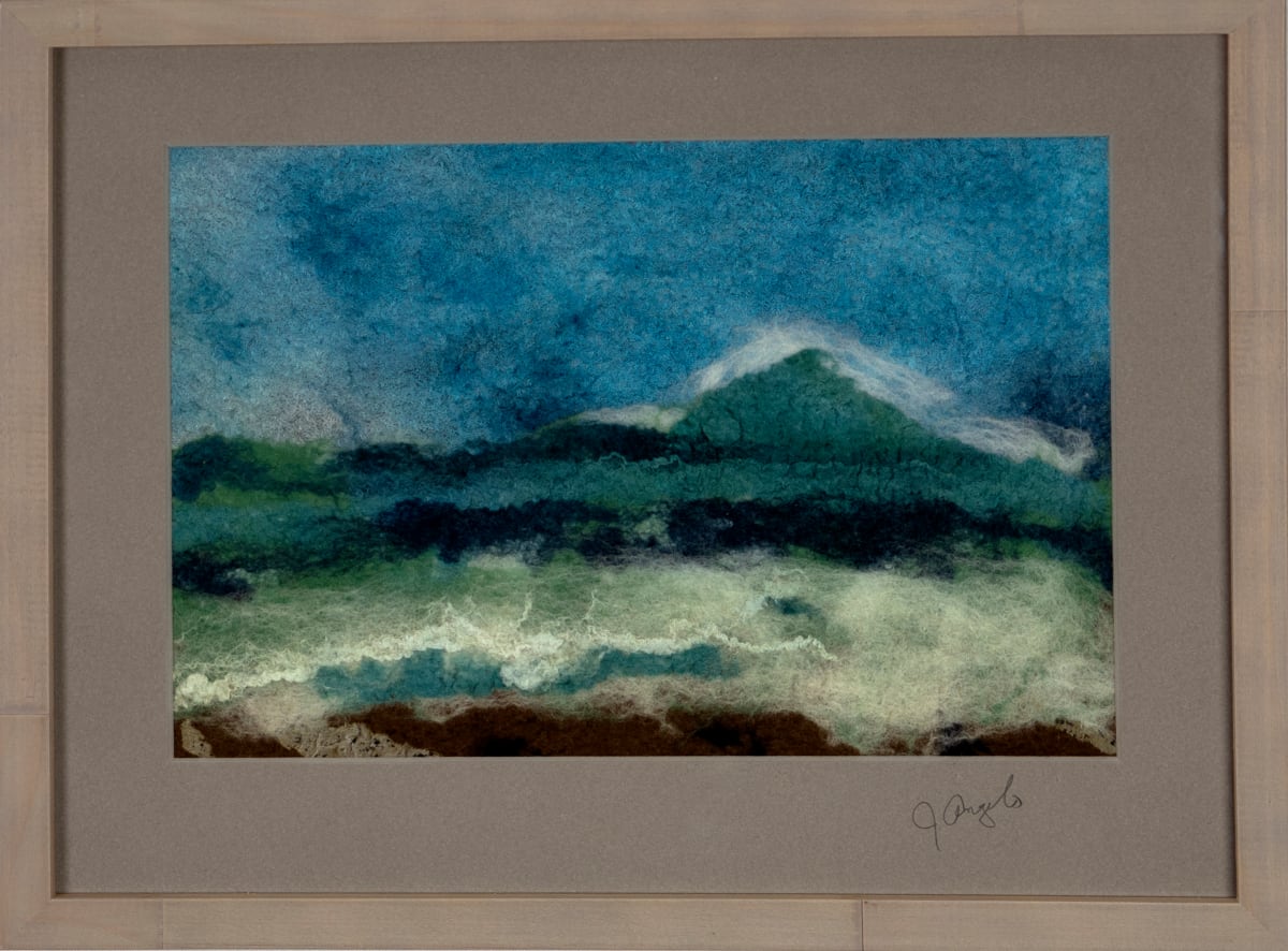 Rangitoto volcano New Zealand by Jennifer Angelo 