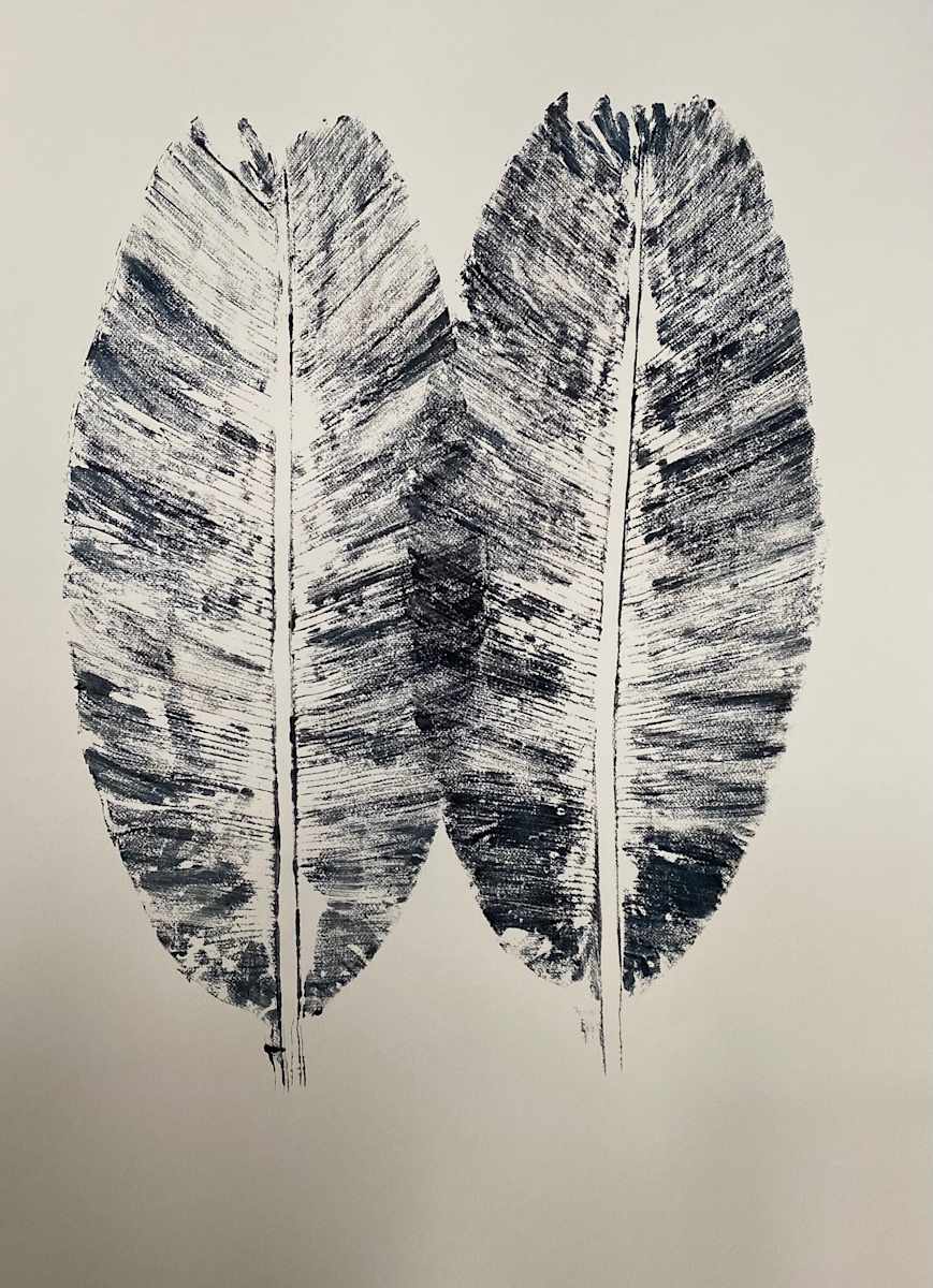 HOJAS BANANO by Grace Guirola  Image: Imprinting of banana leaves