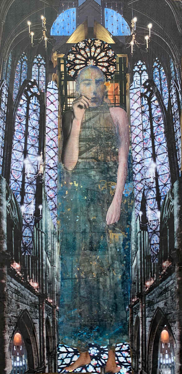Stained Glass Lady by Gayle Gerson 