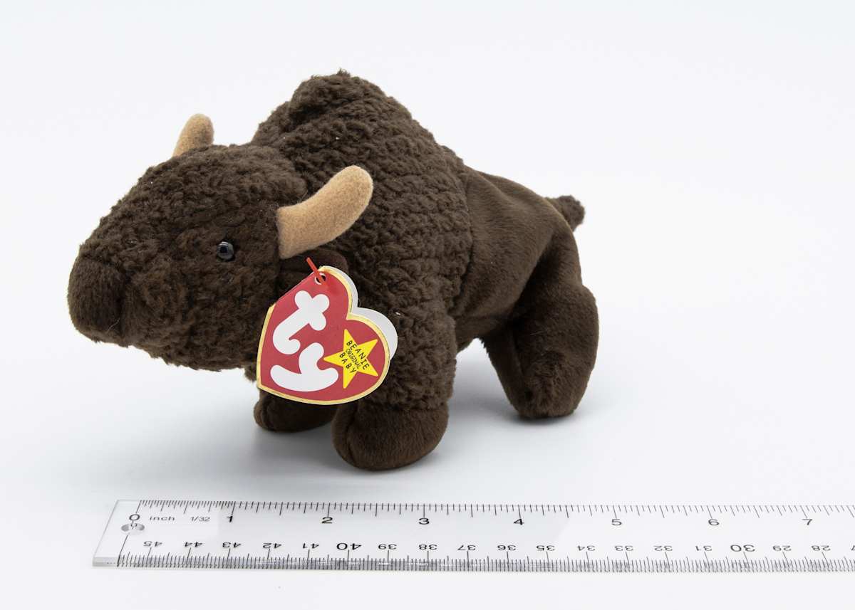 Ty Beenie Baby Bison "Roam", Image 3.