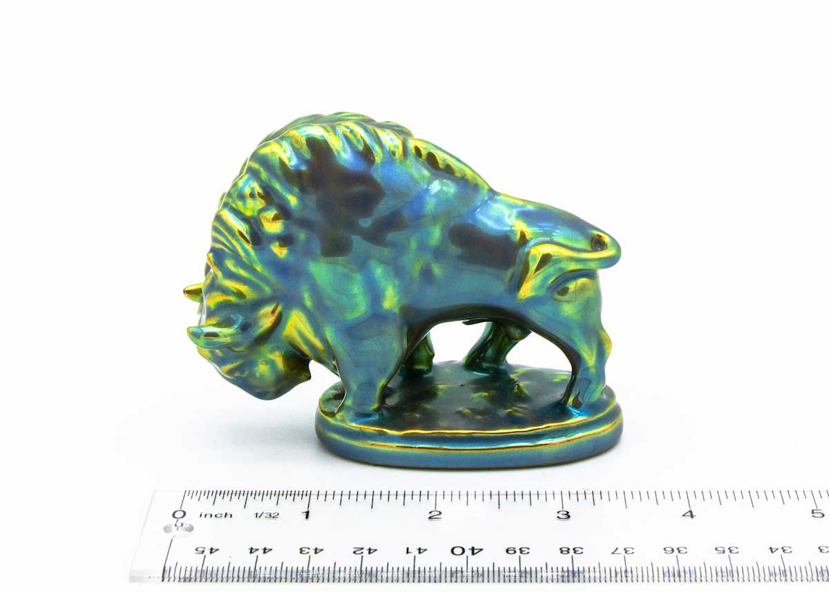 Zsolnay Small Bison 