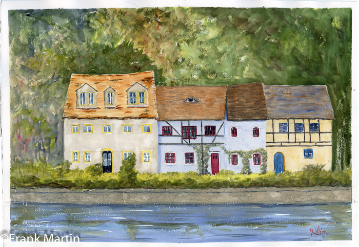 Along the Elbe by Frank Martin 