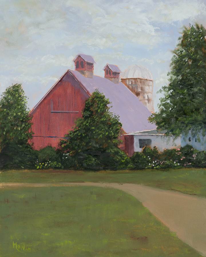 Barn at Swan Harbor by Frank Martin  Image: Barn at Swan Harbor