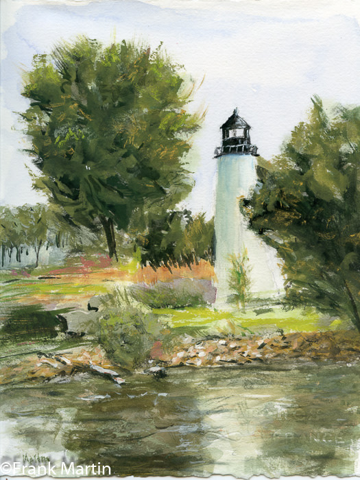 Concord Point Light by Frank Martin 