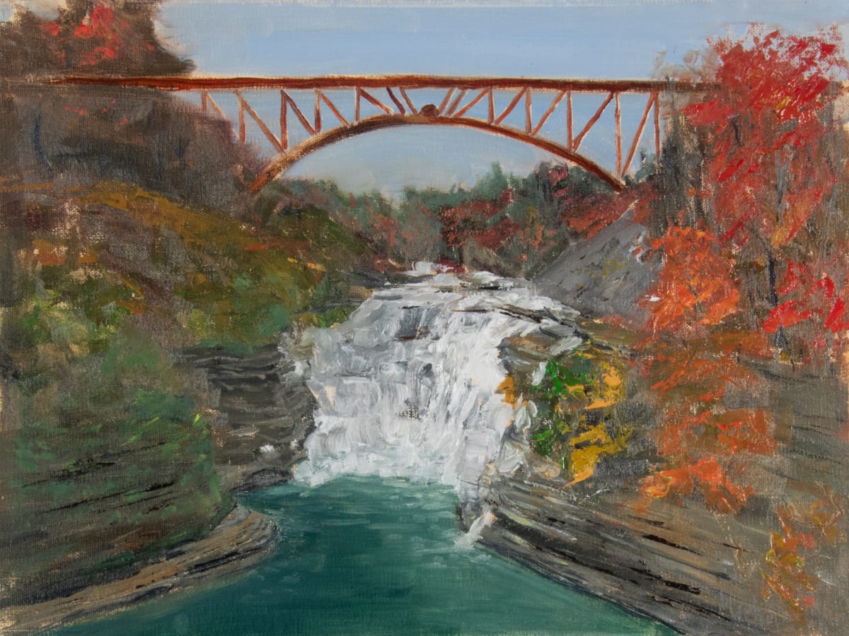 The Gorge at Letchworth by Frank Martin  Image: Letchworth Falls