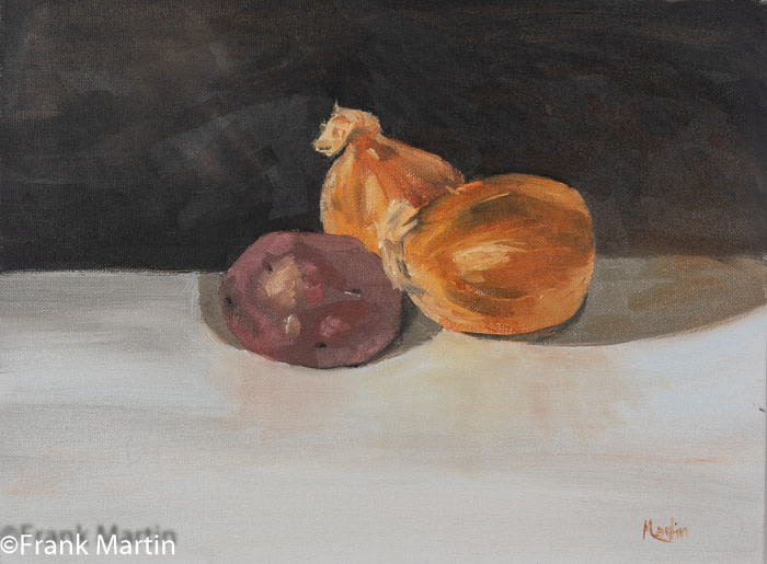 Onion Still Life 1 by Frank Martin 