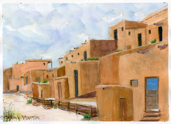 Taos Pueblo by Frank Martin 