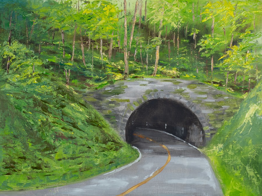 Through the Blue Ridge by Frank Martin, Image 1.