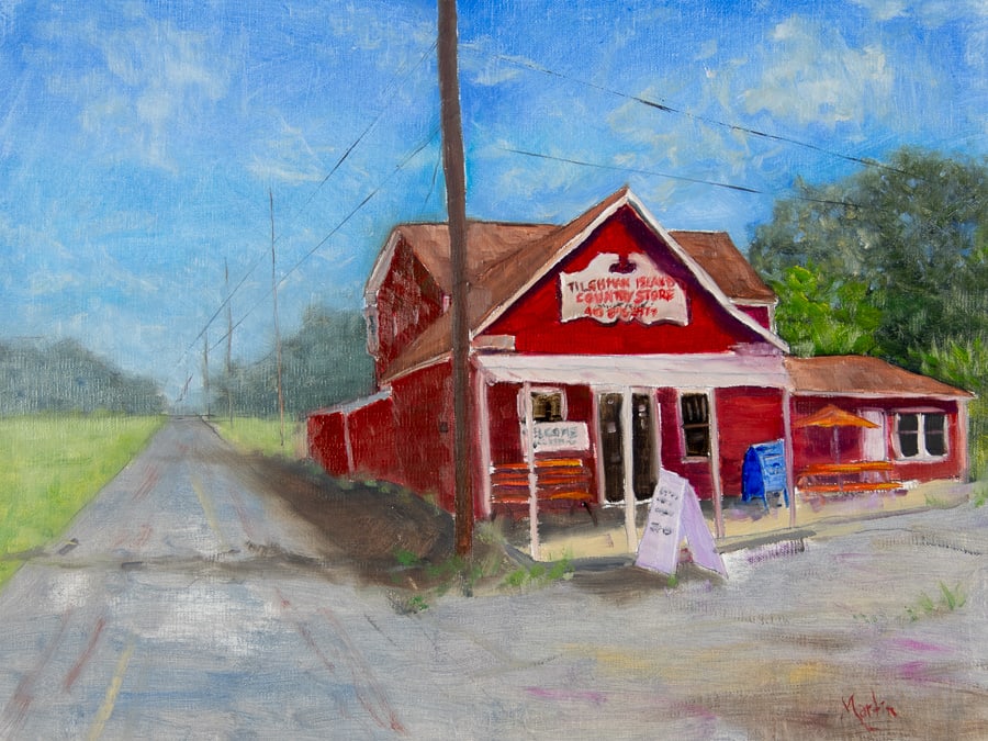 Tilghman Island Country Store by Frank Martin 