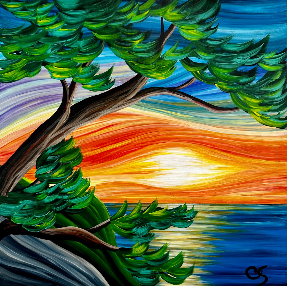 Wisdom Comes by Chris Schaefer  Image: Stylized Landscape