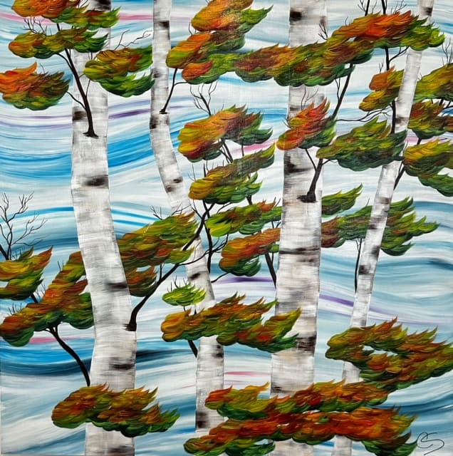 Autumn Beauty by Chris Schaefer  Image: Stylized Landscape