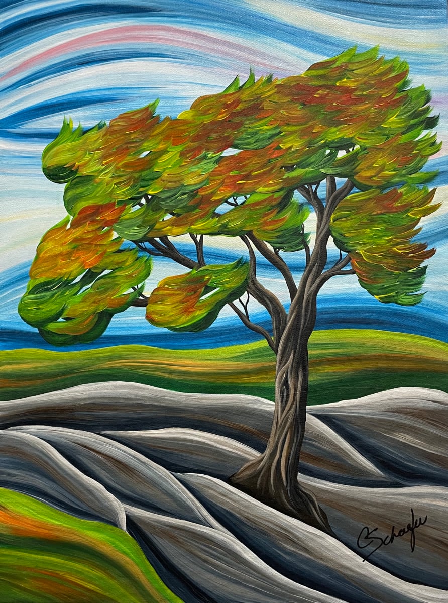 My Sweeping Heart by Chris Schaefer  Image: Stylized Landscape