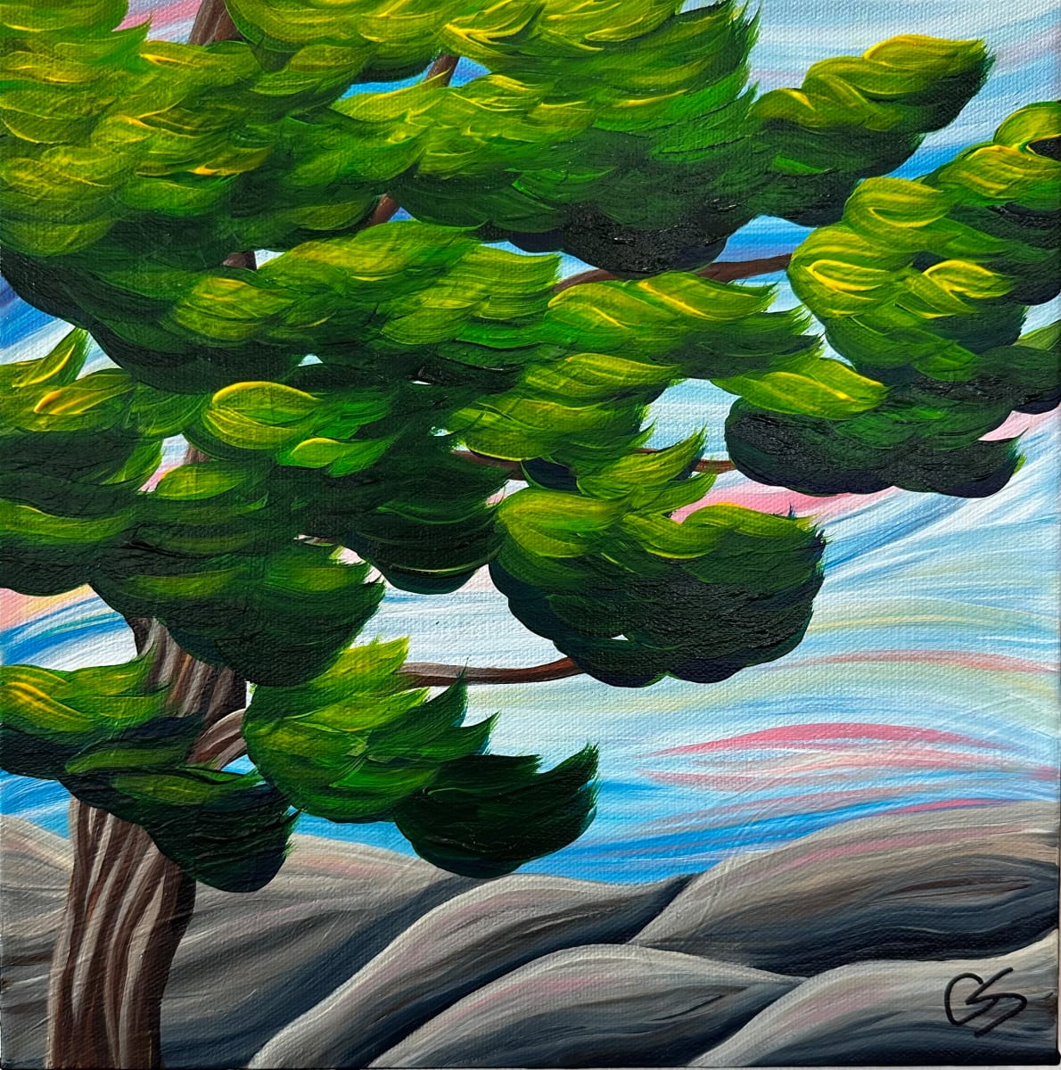 The Colour of Wind by Chris Schaefer  Image: Stylized Landscape