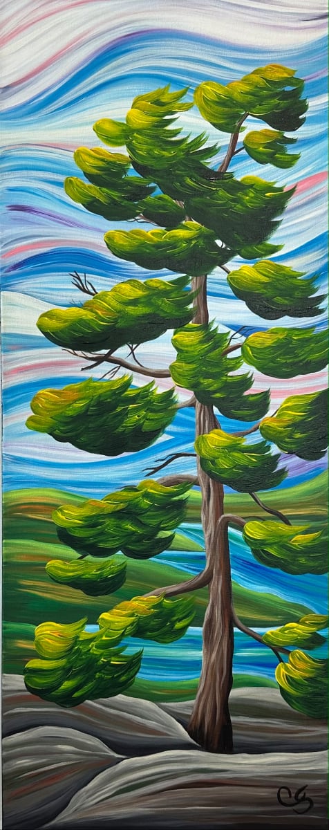 The Wind Blows by Chris Schaefer  Image: Stylized Landscape